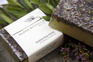 Scottish Bog Myrtle & Heather Scrubby Soap Bar
